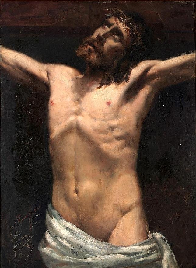 Studie von Christus von Joaquín Sorolla