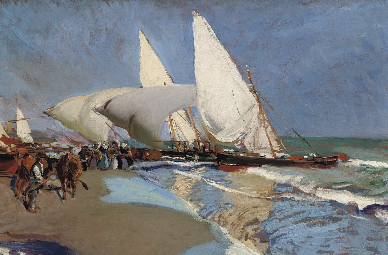 Der Strand von Valencia von Joaquín Sorolla
