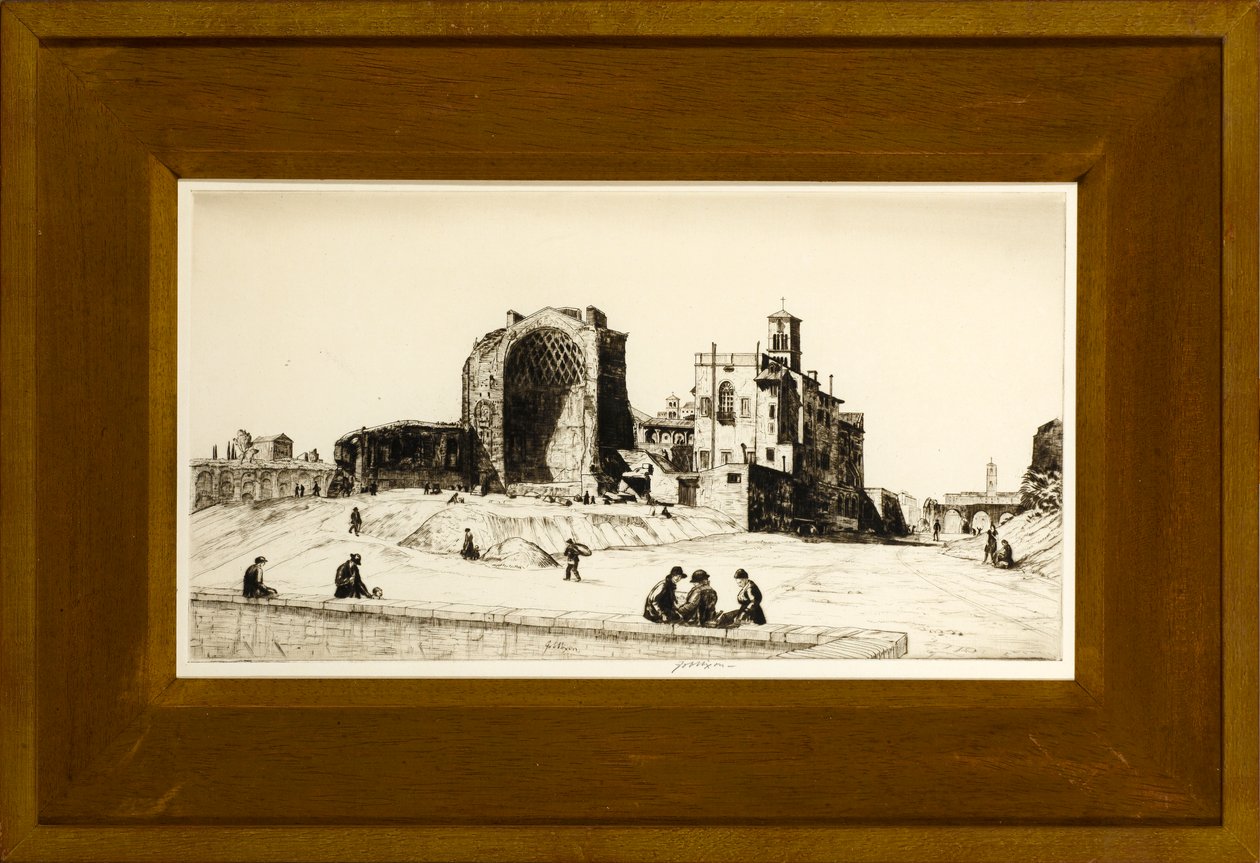 Der Tempel der Venus und Rom, Rom, um 1922 von Job Nixon