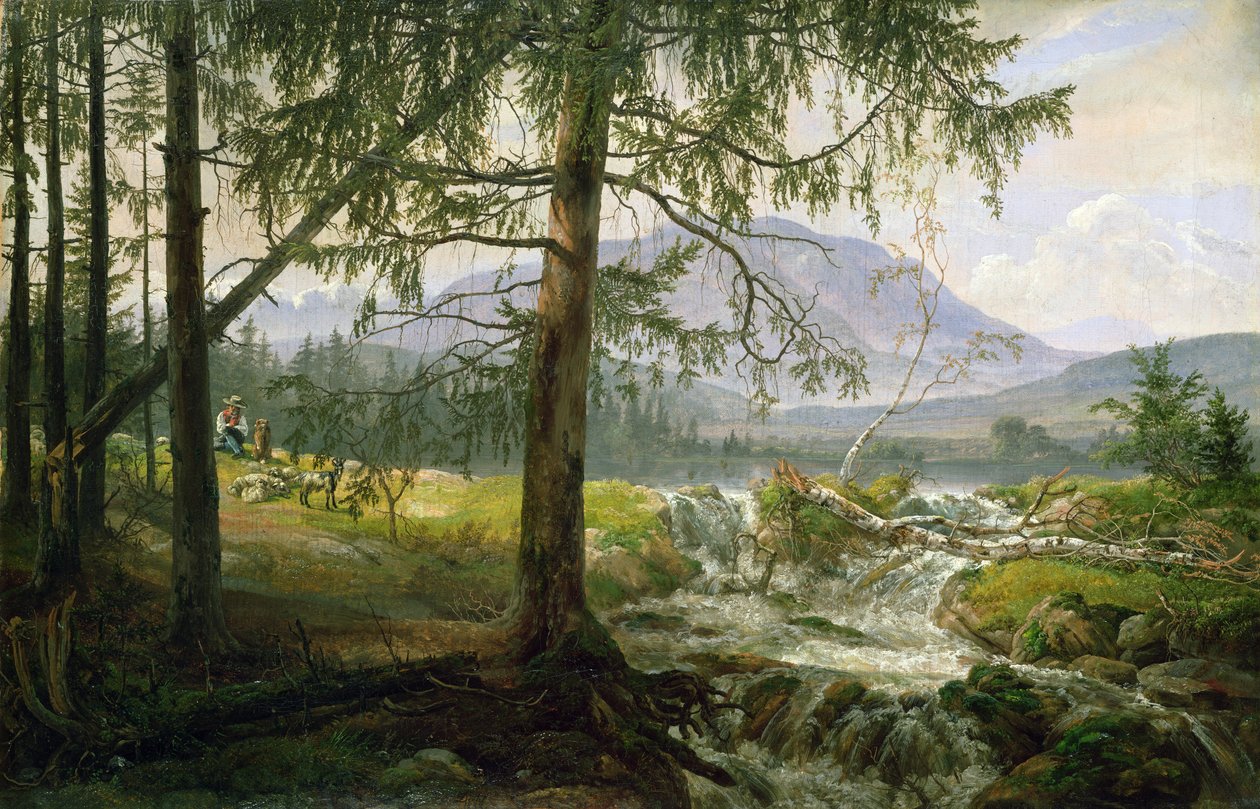 Nordlandschaft, 1822 von Johan Christian Dahl