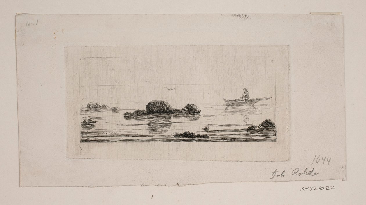 Strandszene von Johan Rohde