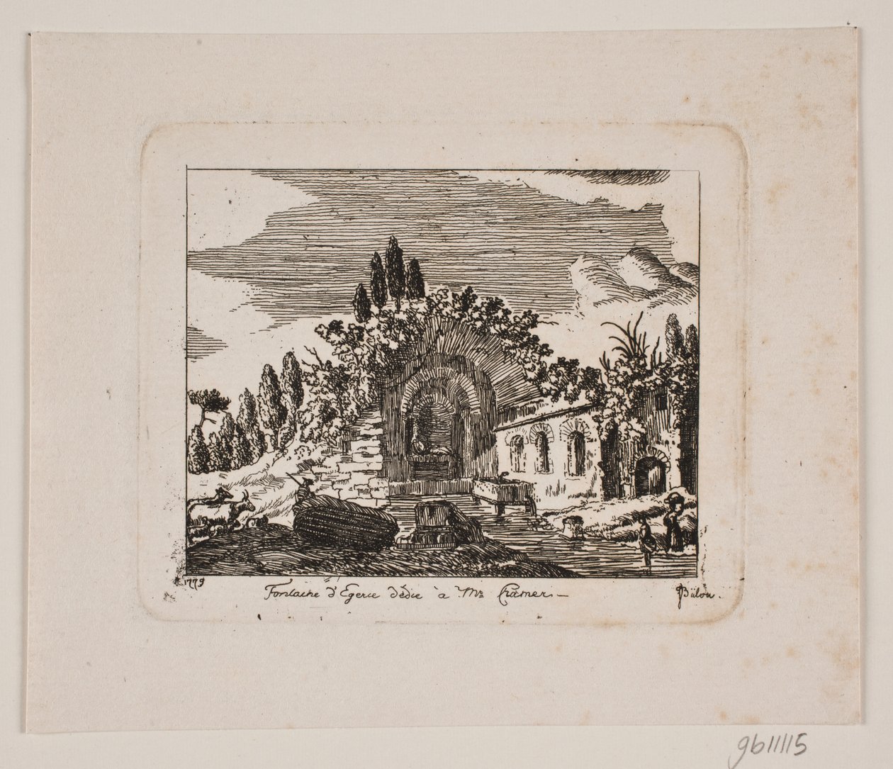 Römische Ruinen von Johan Bülow