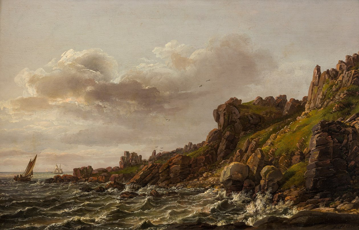 Ansicht bei Kullen in Schweden von Johan Christian Dahl