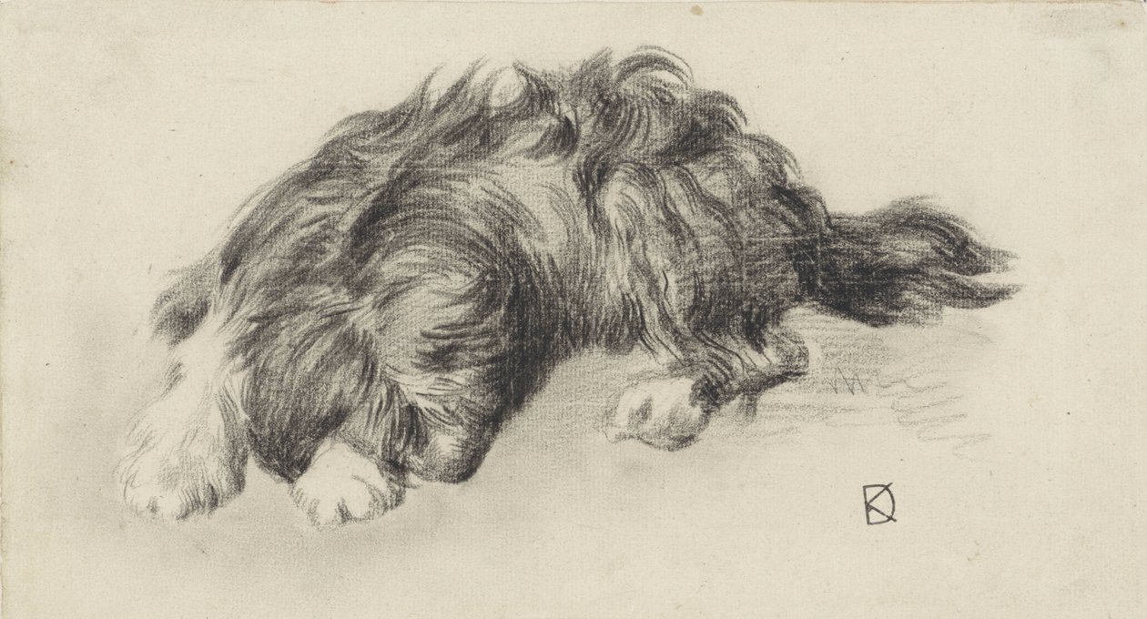 Schlafender Hund von Johan Daniël Koelman