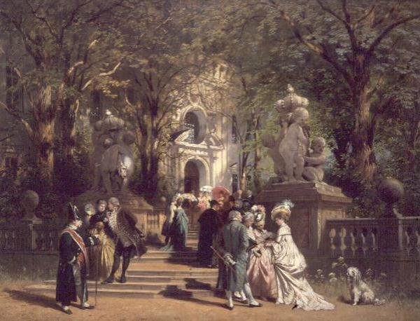 Nach der Kirche von Johan Friedrich Hennings