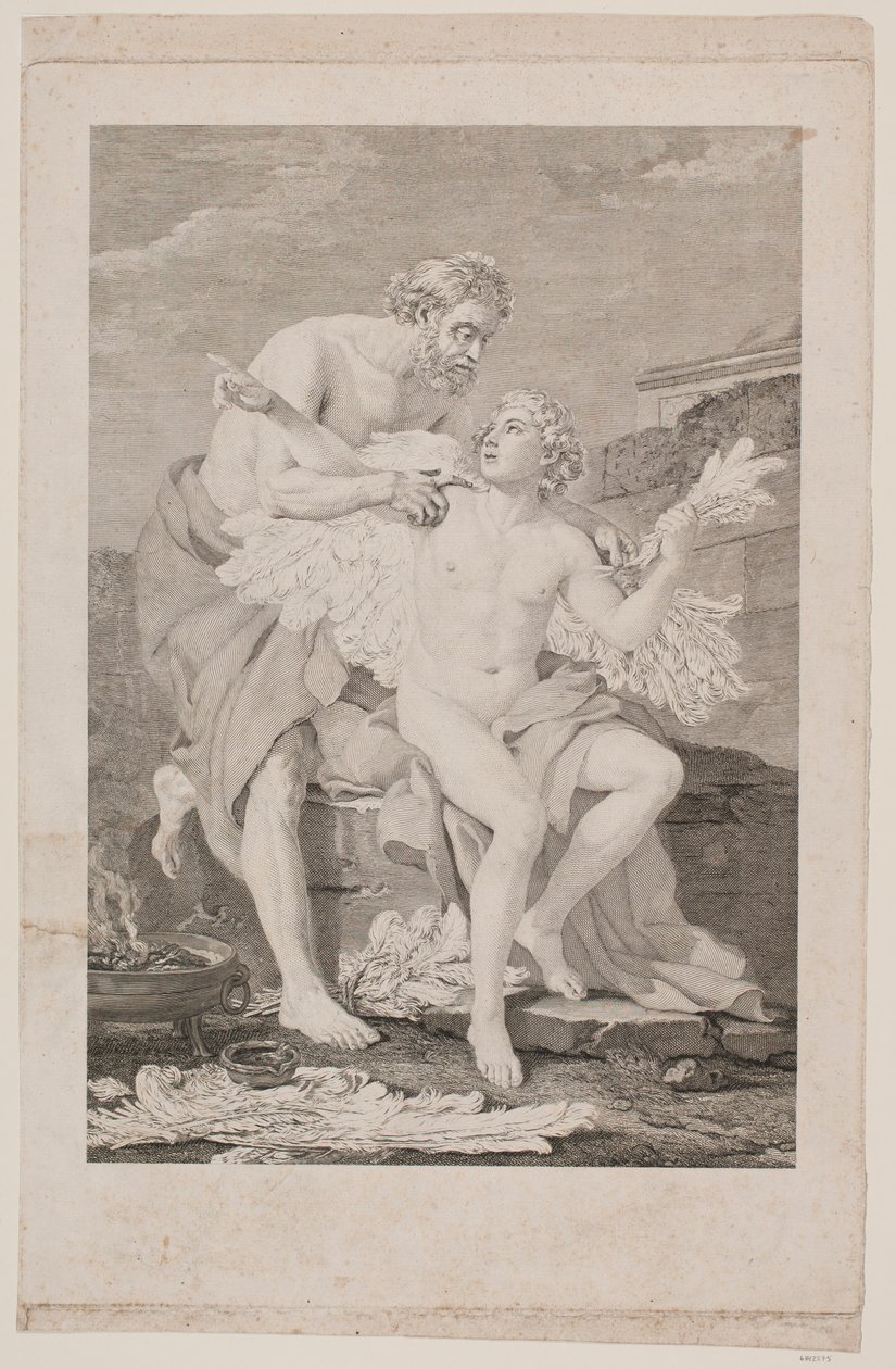 Dädalus und Ikarus von Johan Georg Preisler