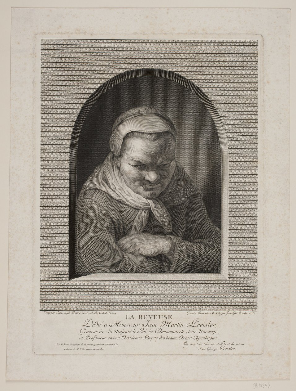 Die Träumerin von Johan Georg Preisler