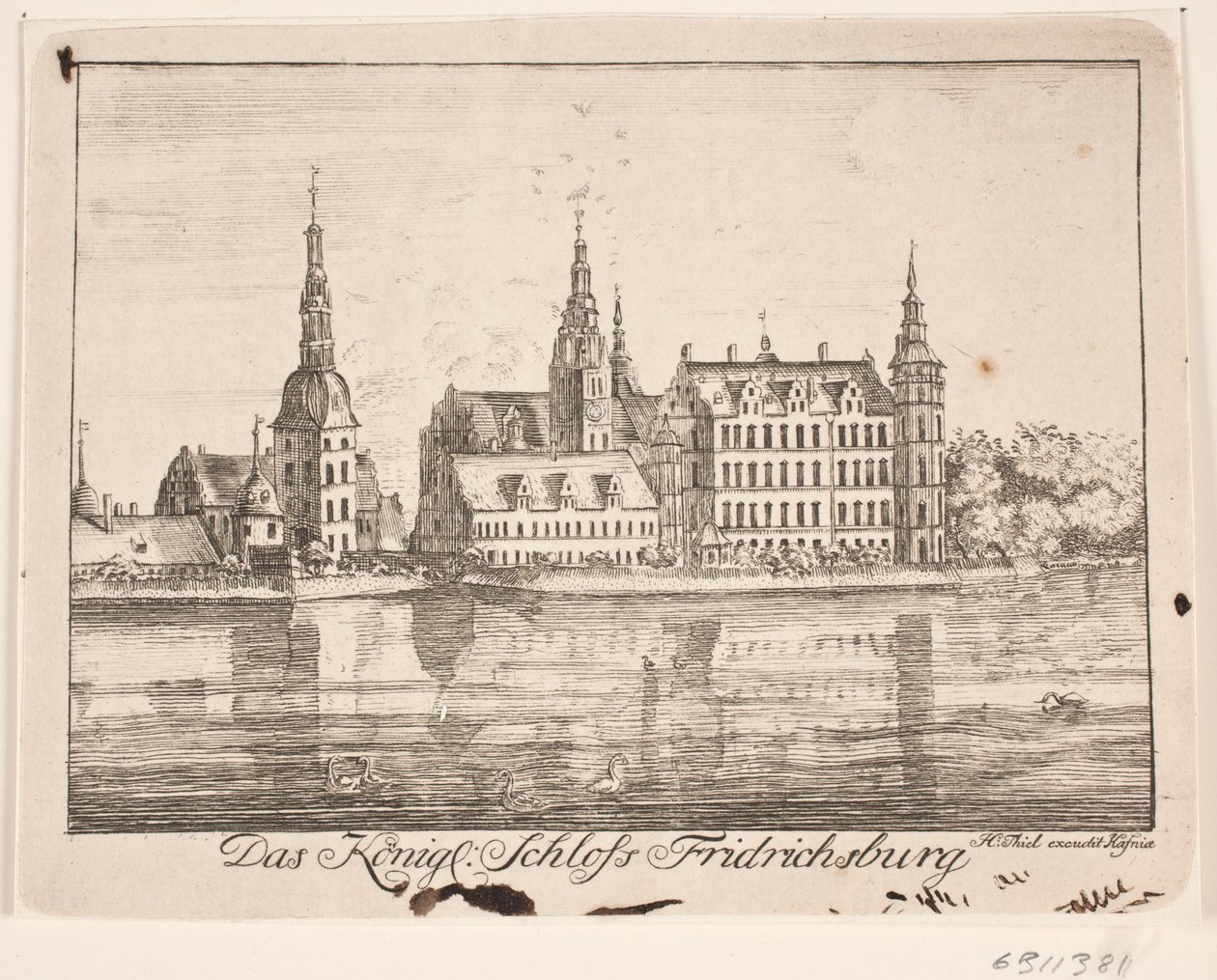 Frederiksborg Slot von Johan Herman Thiele