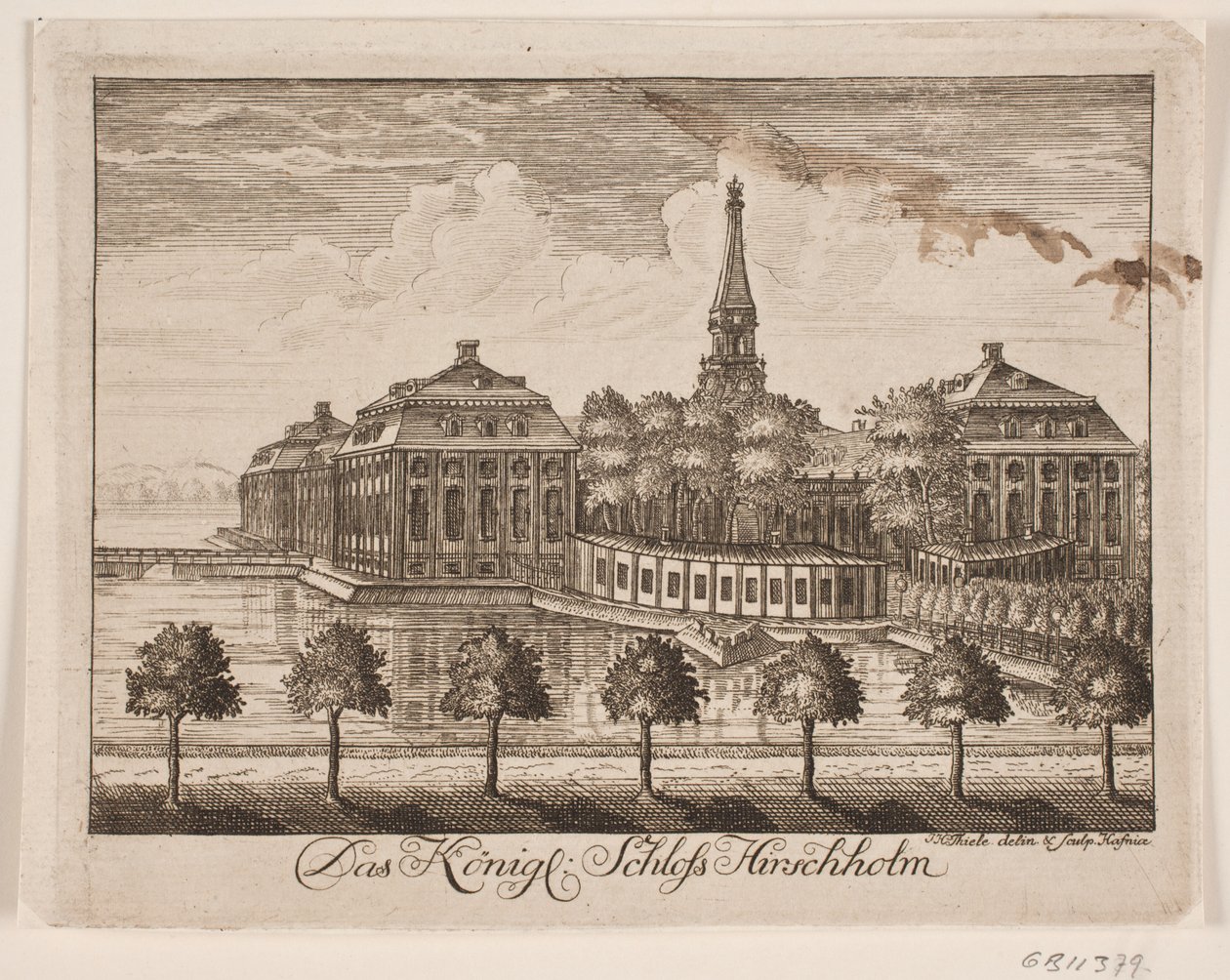Schloss Hørsholm von Johan Herman Thiele