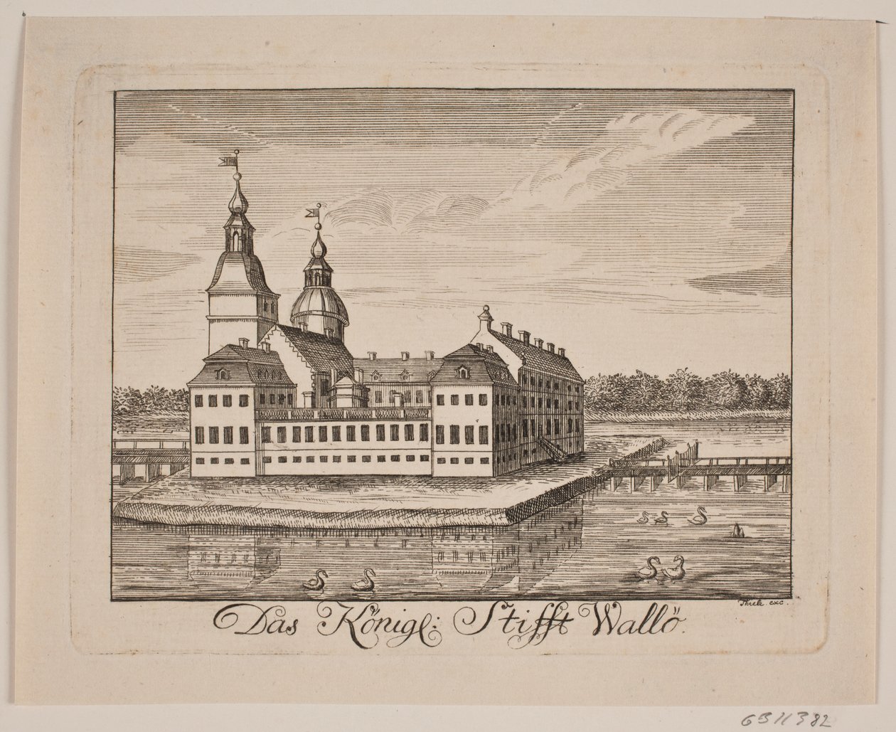 Schloss Vallø von Johan Herman Thiele
