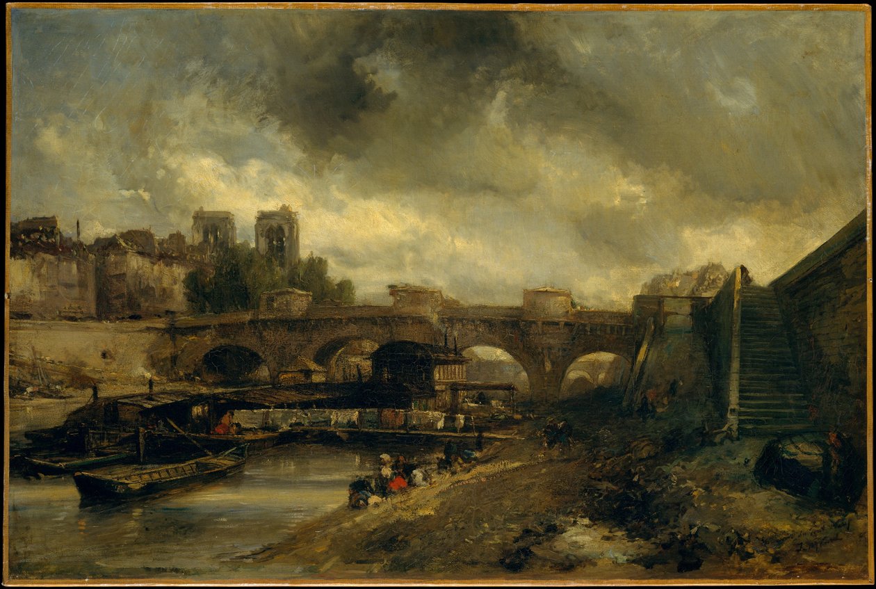 Der Pont Neuf von Johan Jongkind