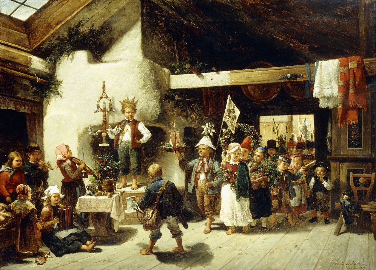 Eine besondere Feier, 1877 von Johan Severin Nilson