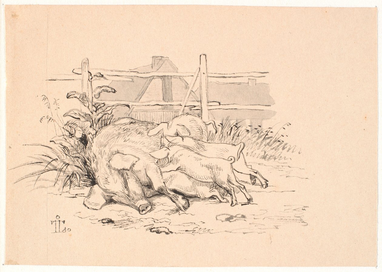 Die Schweine von Johan Thomas Lundbye