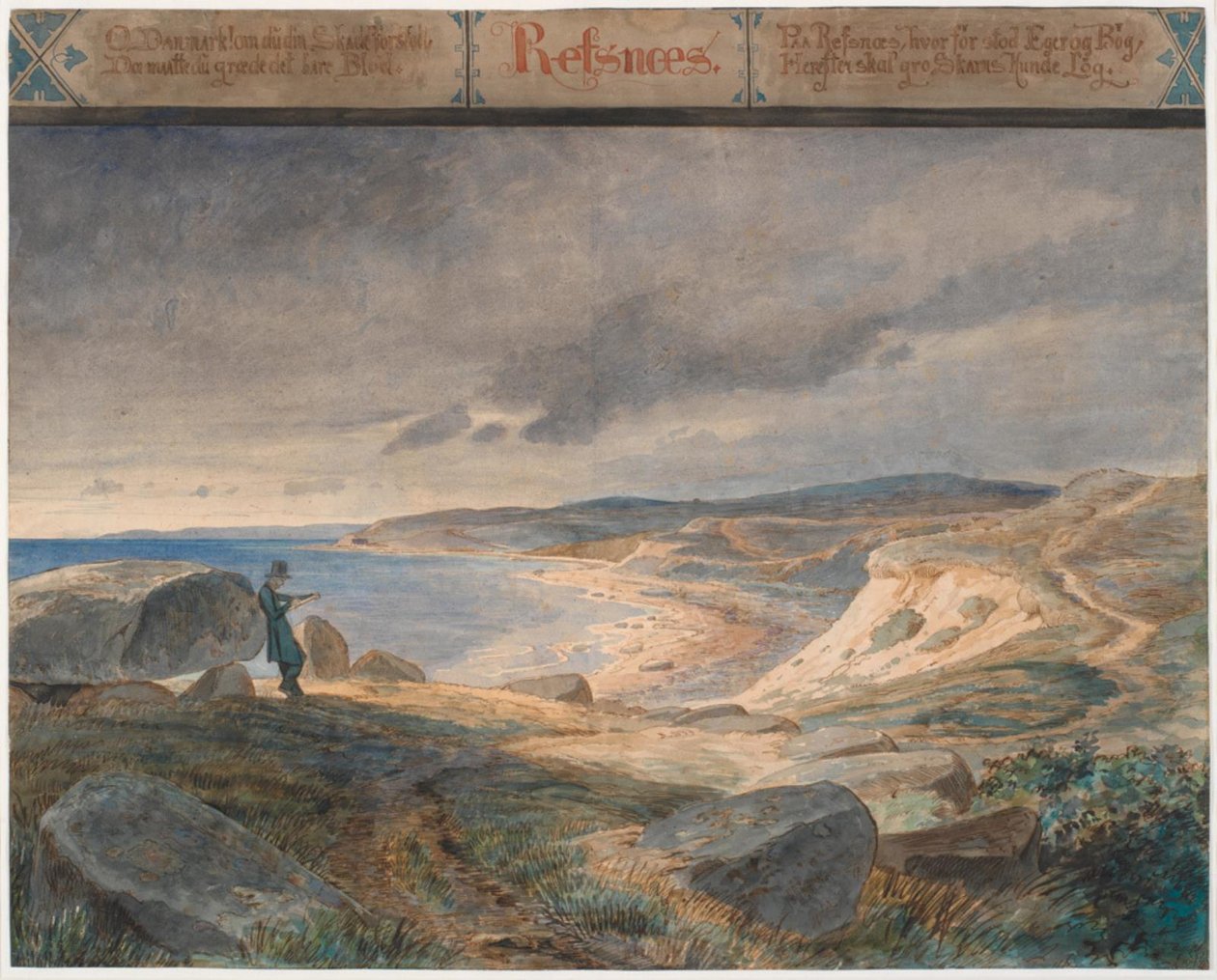 Refsnæs, Küstenlandschaft von Johan Thomas Lundbye