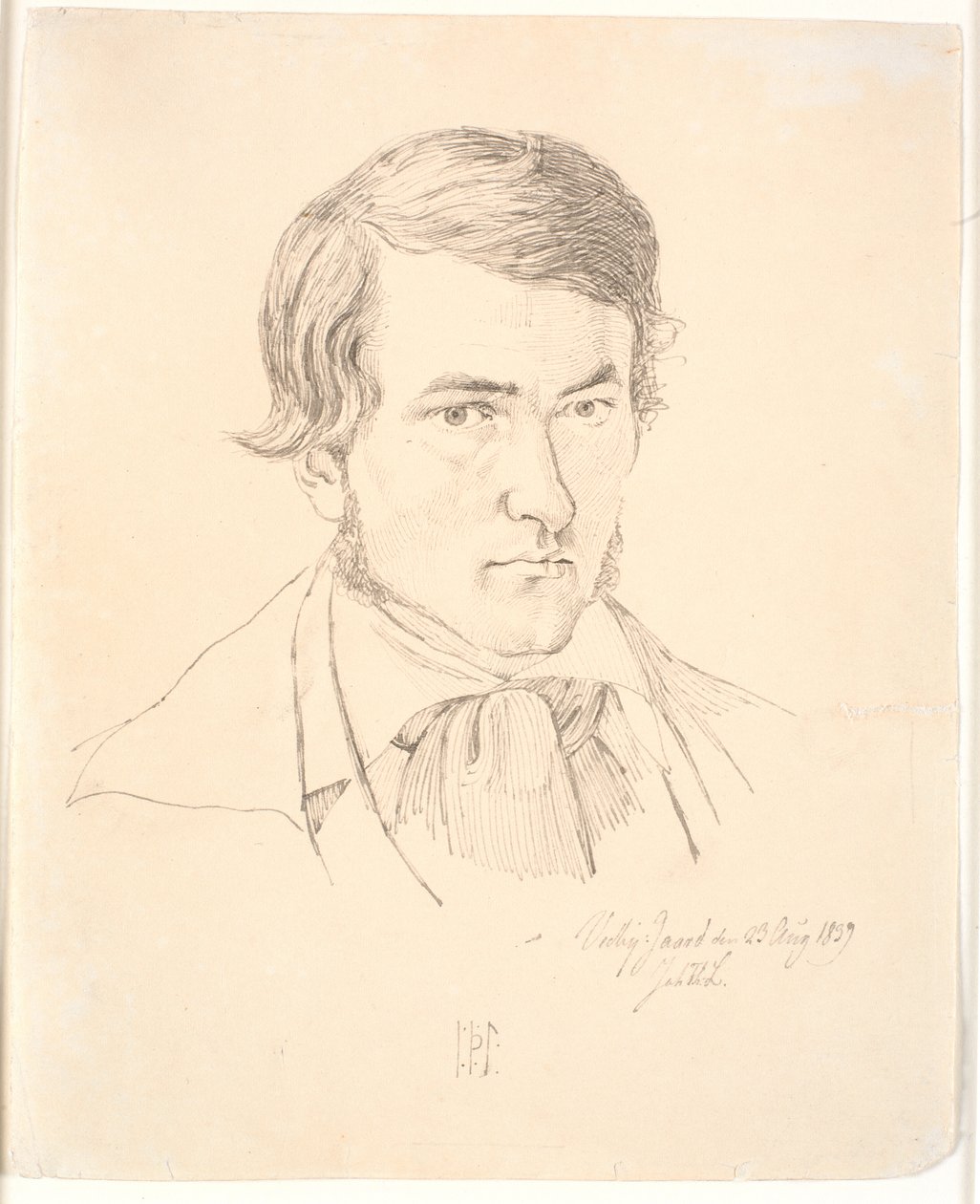 Selbstporträt von Johan Thomas Lundbye