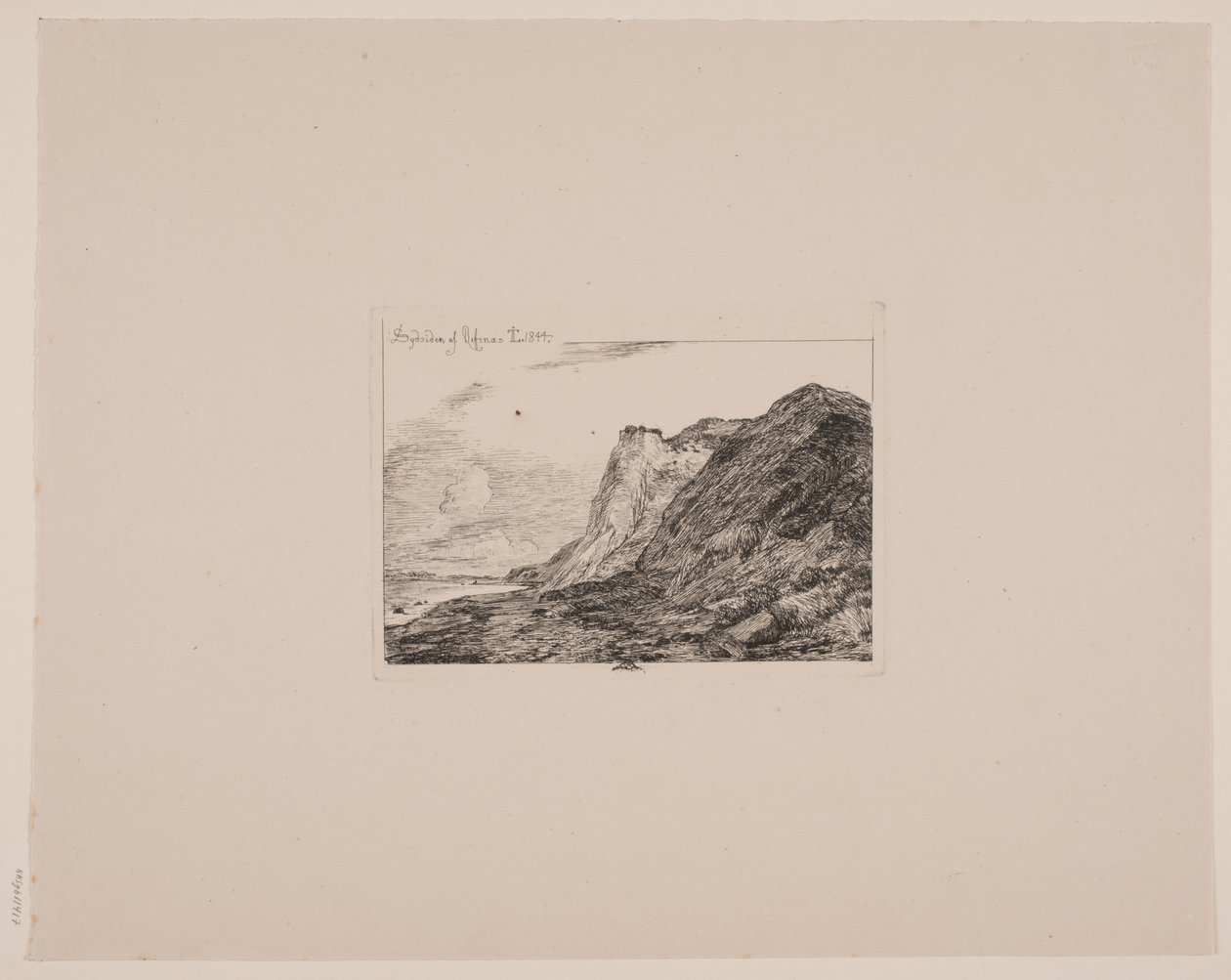Südseite von Refnæs von Johan Thomas Lundbye