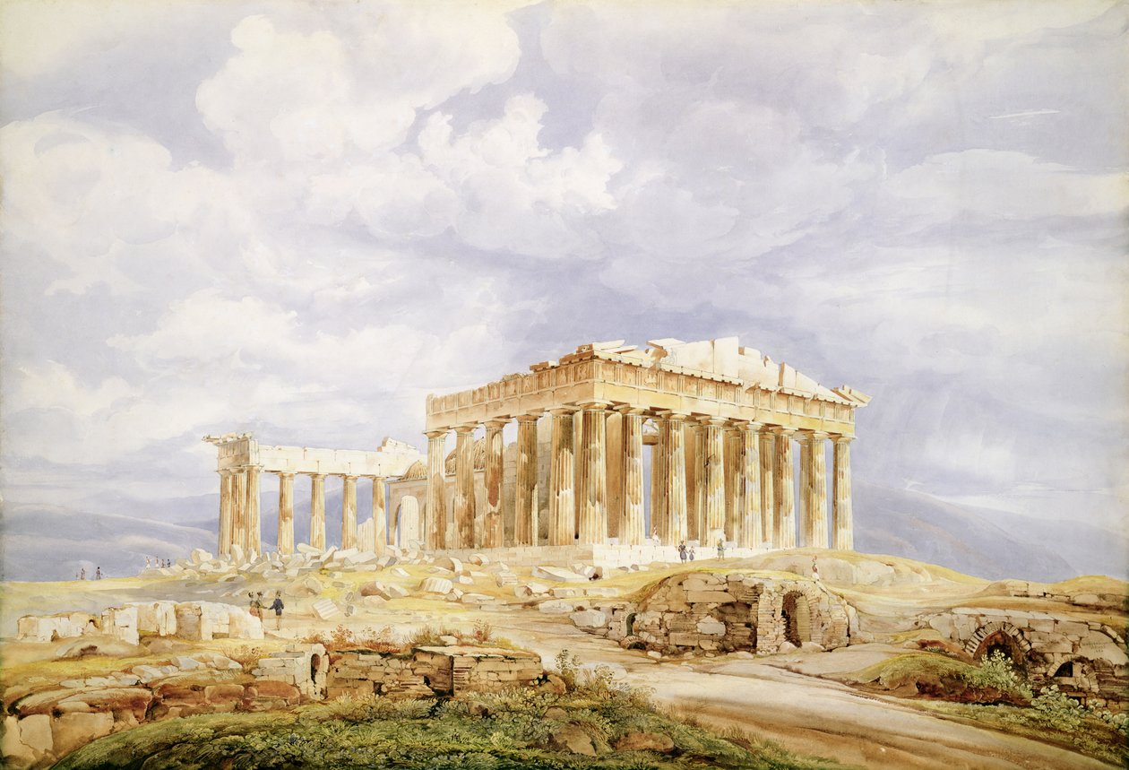 Das Parthenon, Athen von Johan Wolfensberger