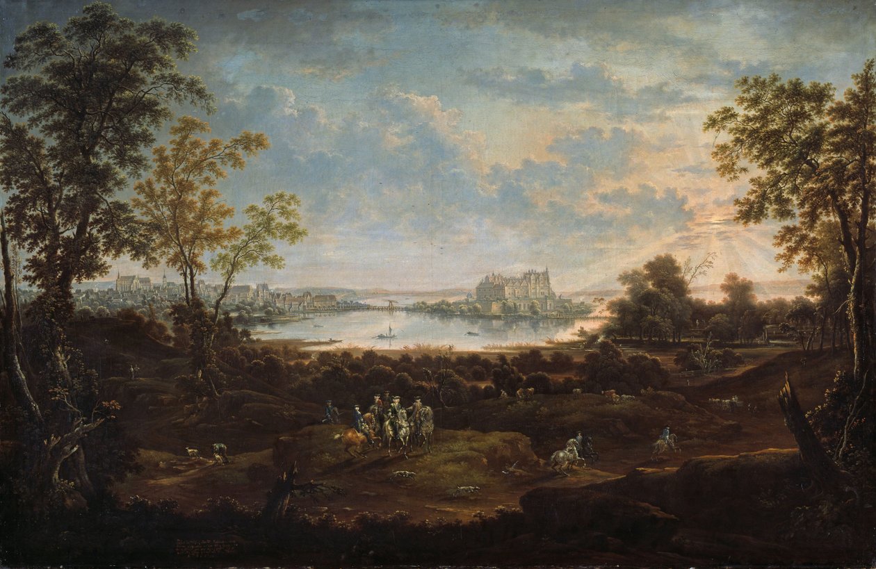 Landschaft von Schwerin von Johann Alexander Thiele