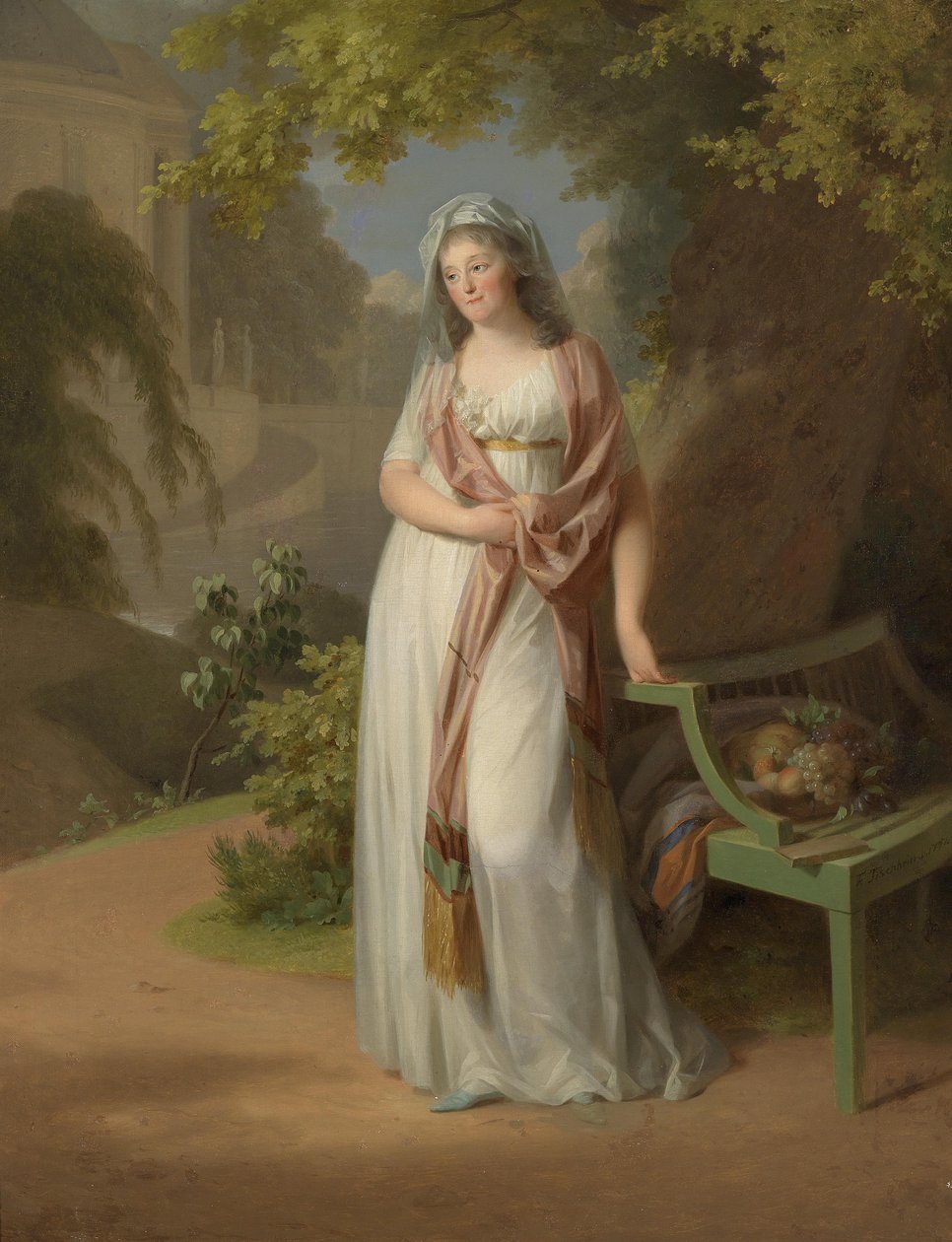 Porträt von Luise von Anhalt-Dessau (1750-1811) von Johann Friedrich August Tischbein
