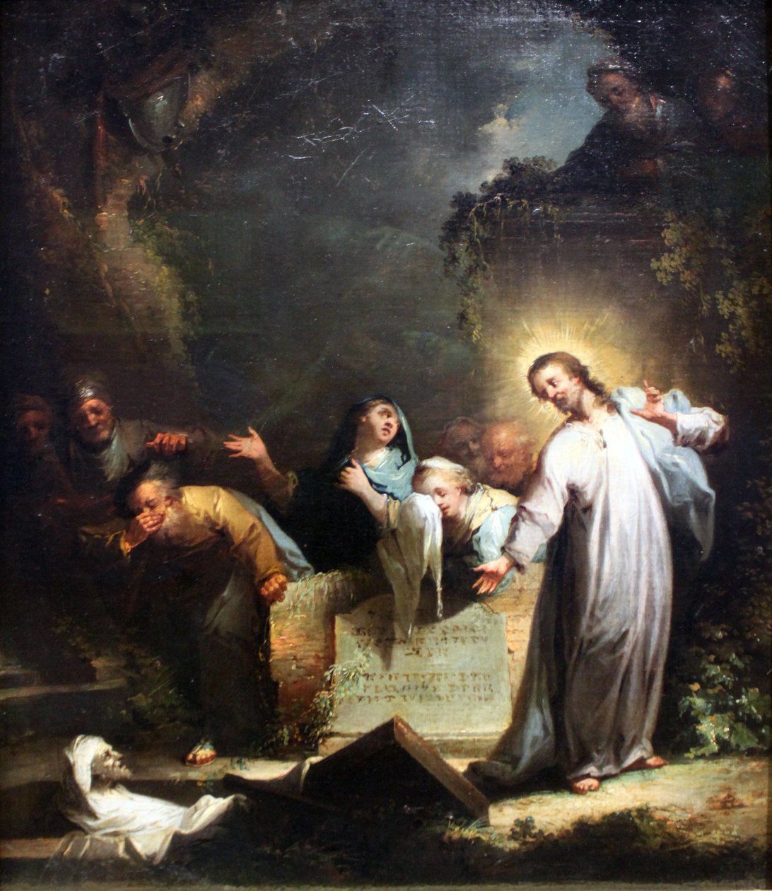 Die Auferweckung des Lazarus von Johann Georg Trautmann
