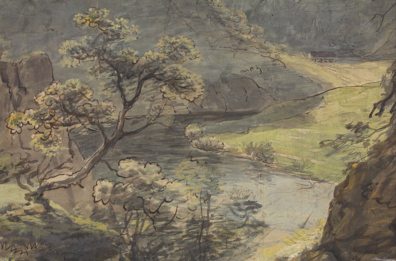 Flusslandschaft von Johann Georg von Dillis
