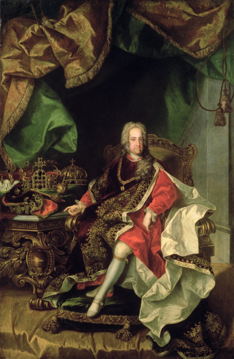 Kaiser Karl VI. (1685-1740), um 1730 von Johann Gottfried Auerbach
