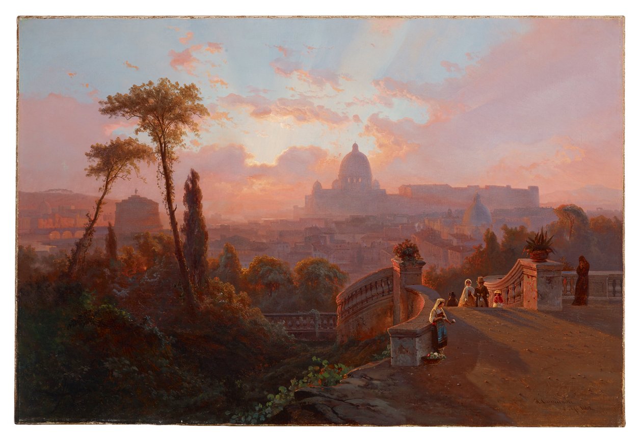 Blick auf Rom von Johann Herman Carmiencke
