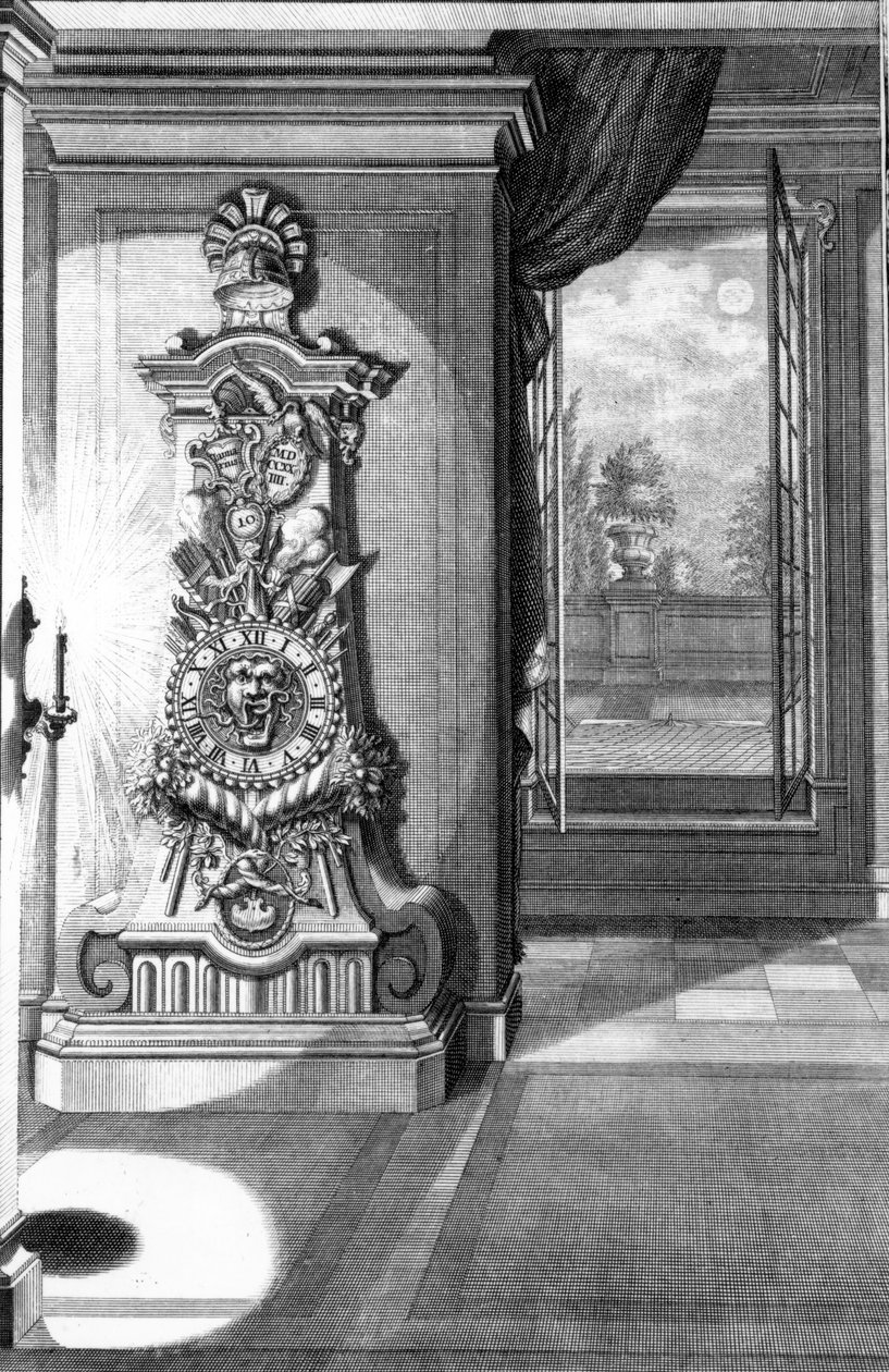Uhr, 1727 von Johann Jacob Schubler