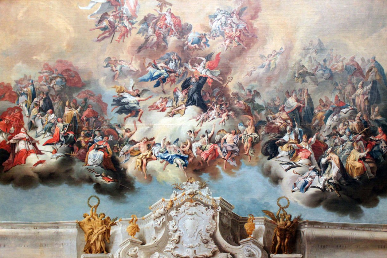 Der hl. Benedikt in der Glorie von Johann Jakob Zeiller