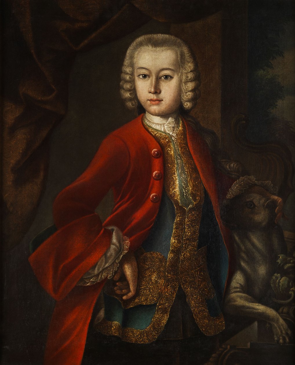 Hofporträt eines Jungen von Johann Michael Franz
