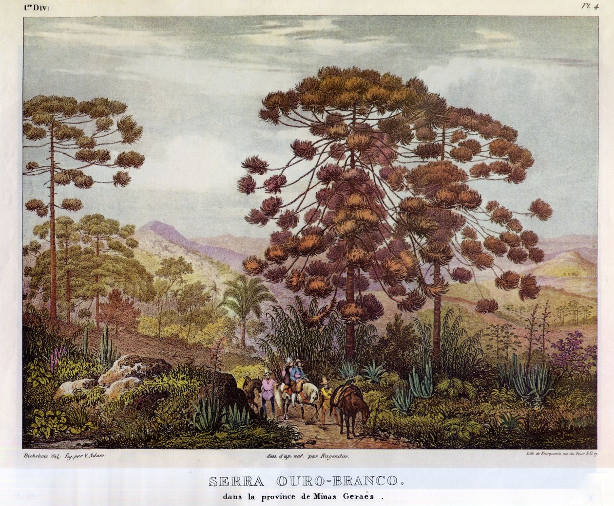 Serra Ouro-Branco von Johann Moritz Rugendas