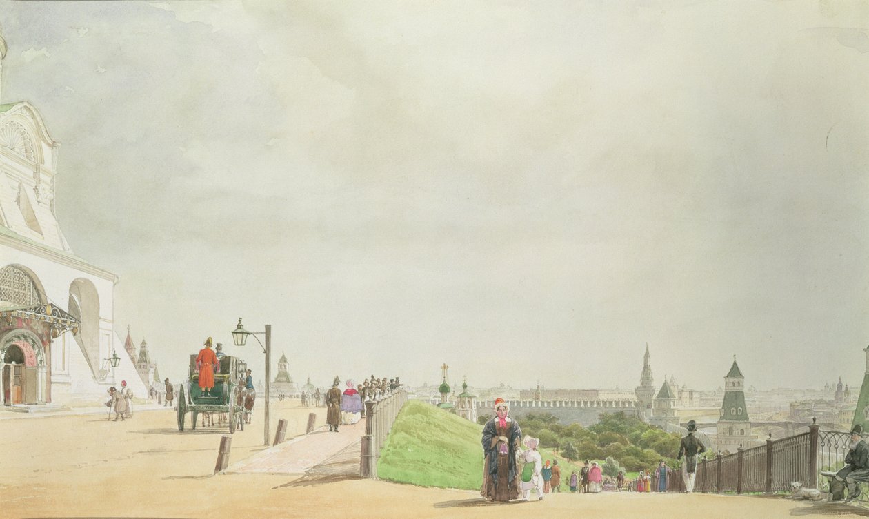 Der Kreml, Moskau, 1839 von Johann Philipp Eduard Gartner