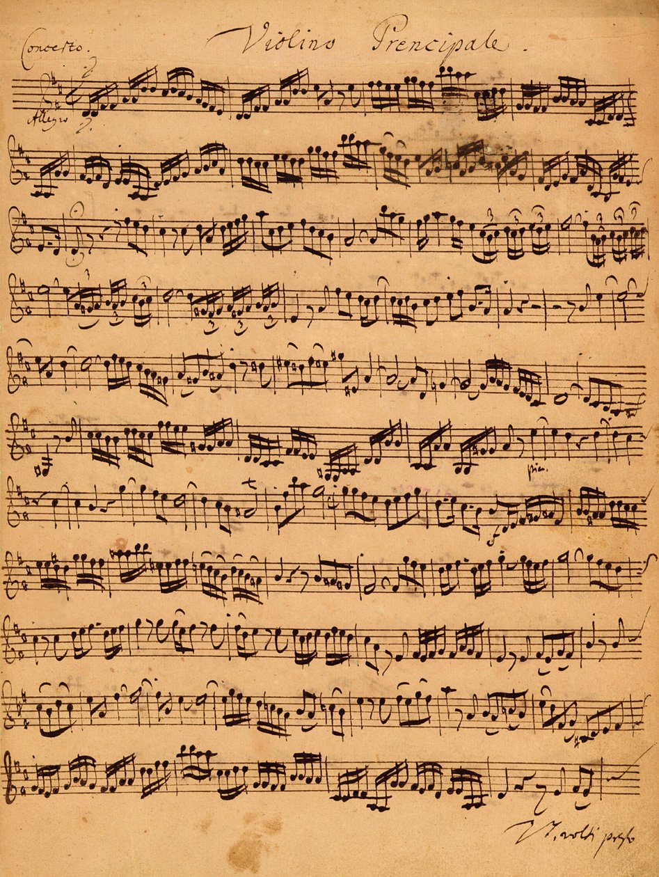 Die Brandenburger Konzerte, Nr. 5 D-Dur, 1721 von Johann Sebastian Bach