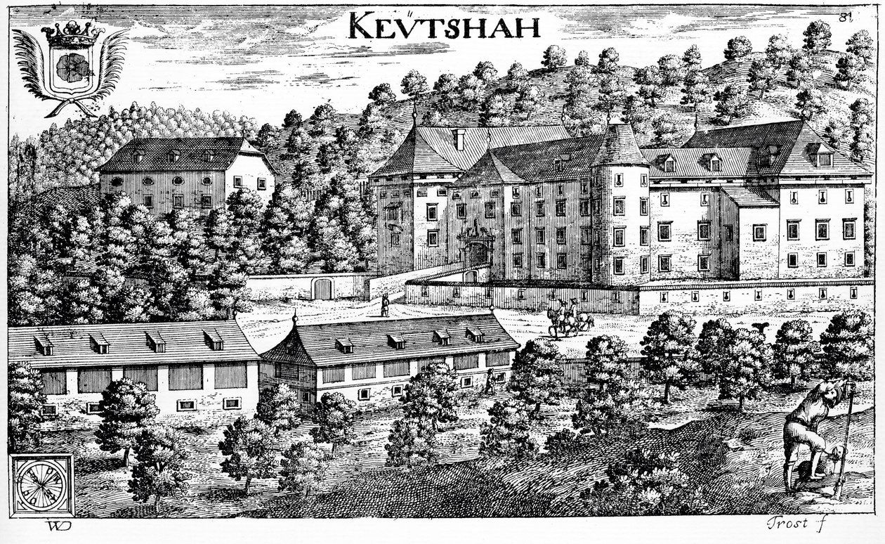 Schloss Keutschach in Kärnten von Johann Weikhard von Valvasor