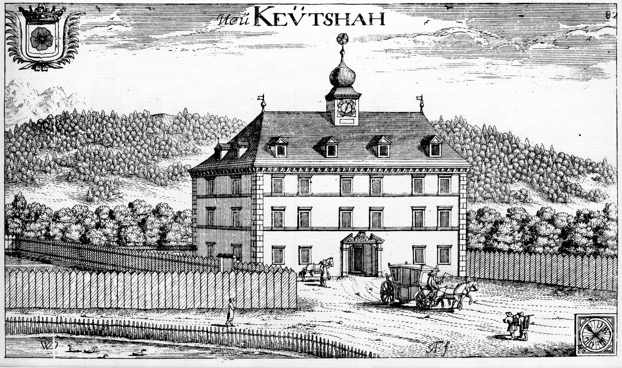 Schloss Keutschach in Kärnten von Johann Weikhard von Valvasor