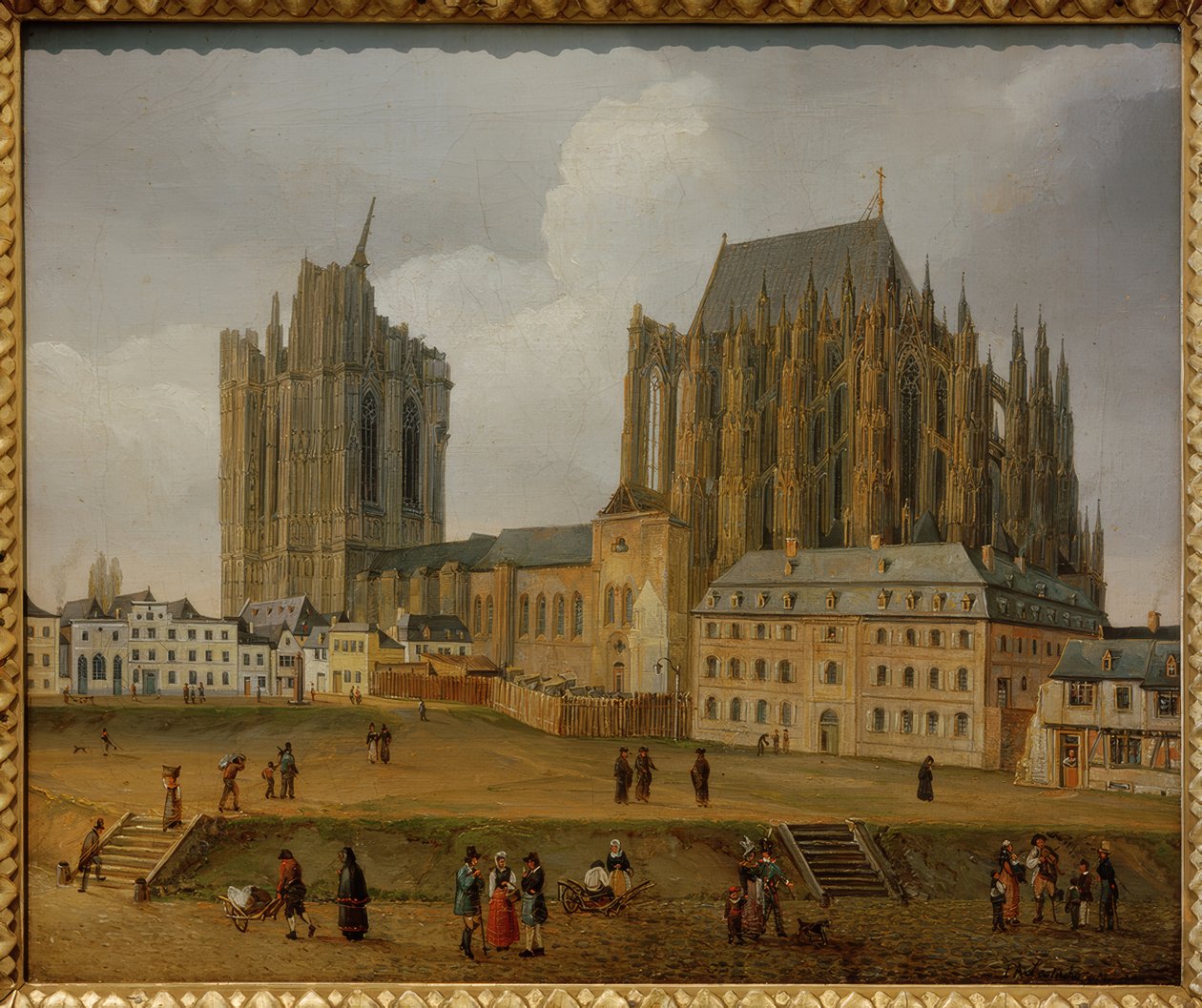 Kölner Dom von Südosten von Johann Adolf Lasinsky