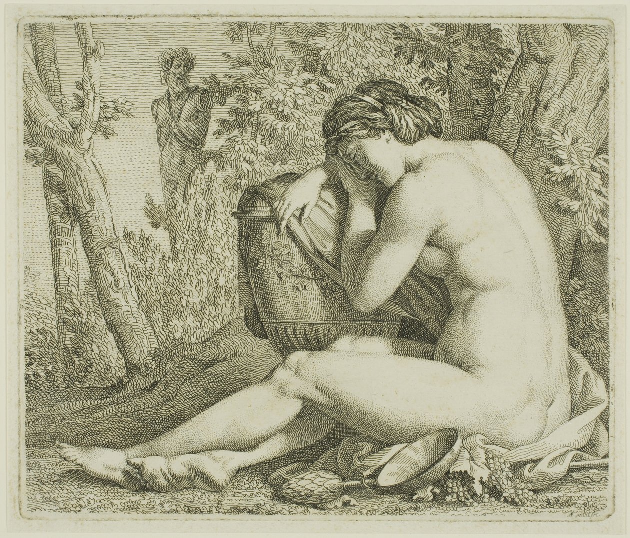Ruhende Bacchantin von Johann August Nahl II