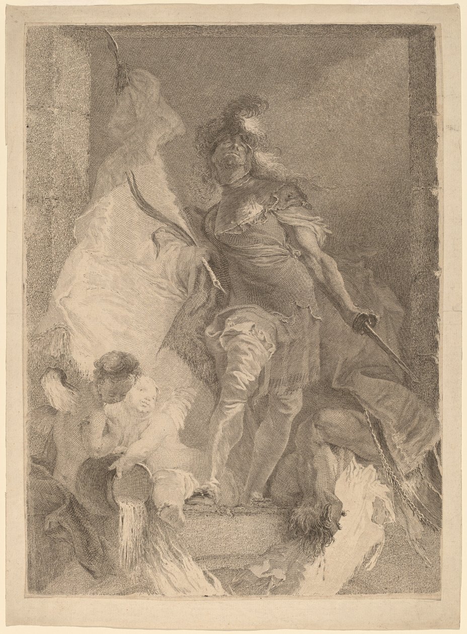 Heiliger Florian von Johann Beheim after Franz Anton Maulbertsch