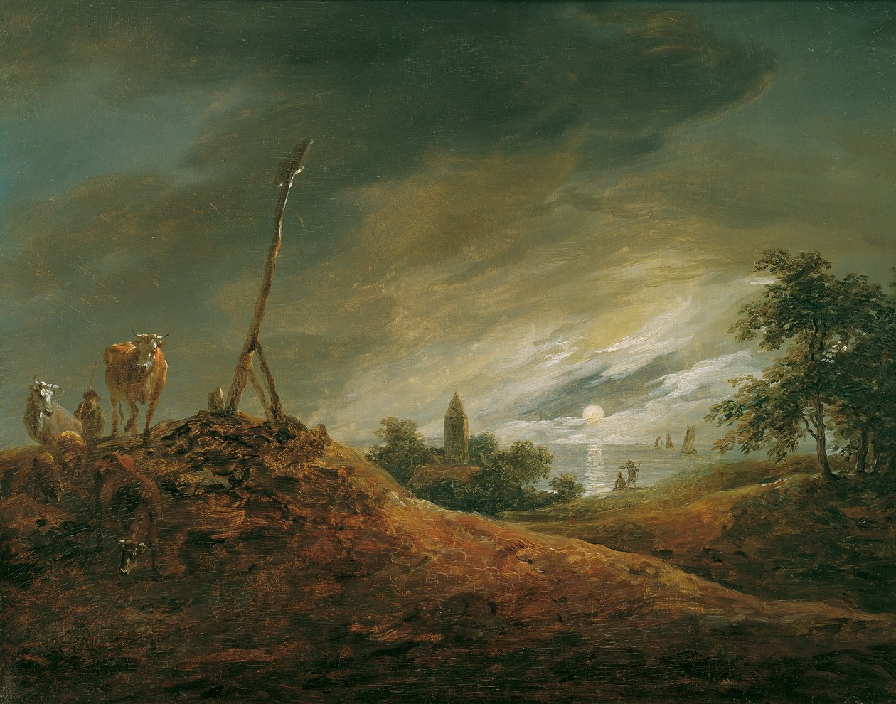 Abendlandschaft von Johann Christian Brand