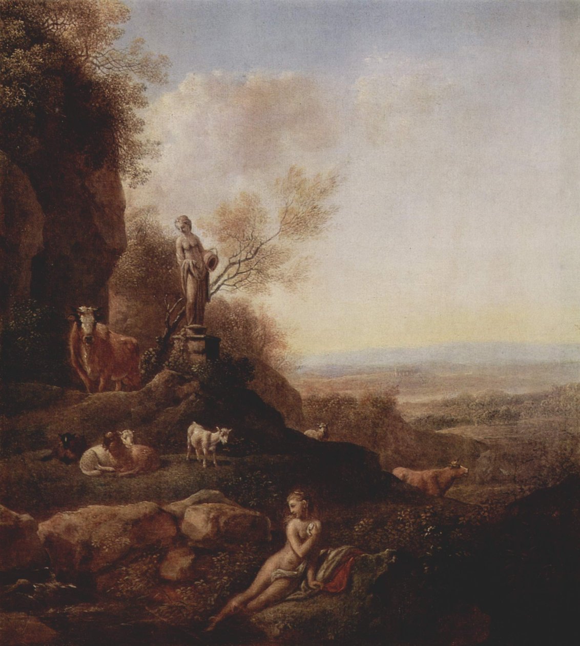 Italienische Landschaft von Johann Christian Klengel