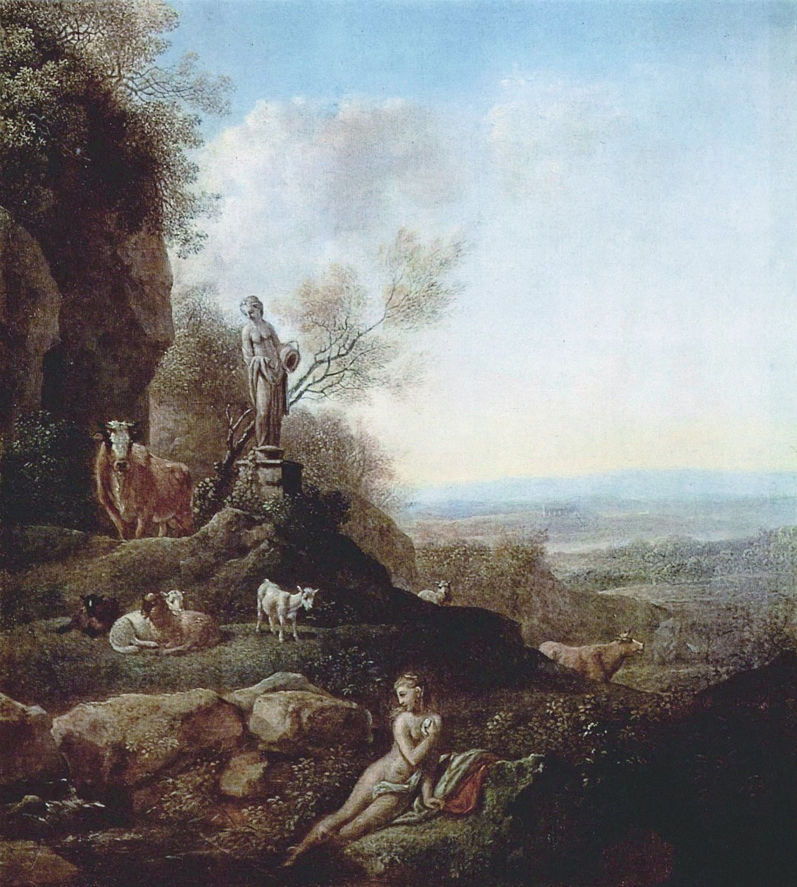 Italienische Landschaft von Johann Christian Klengel