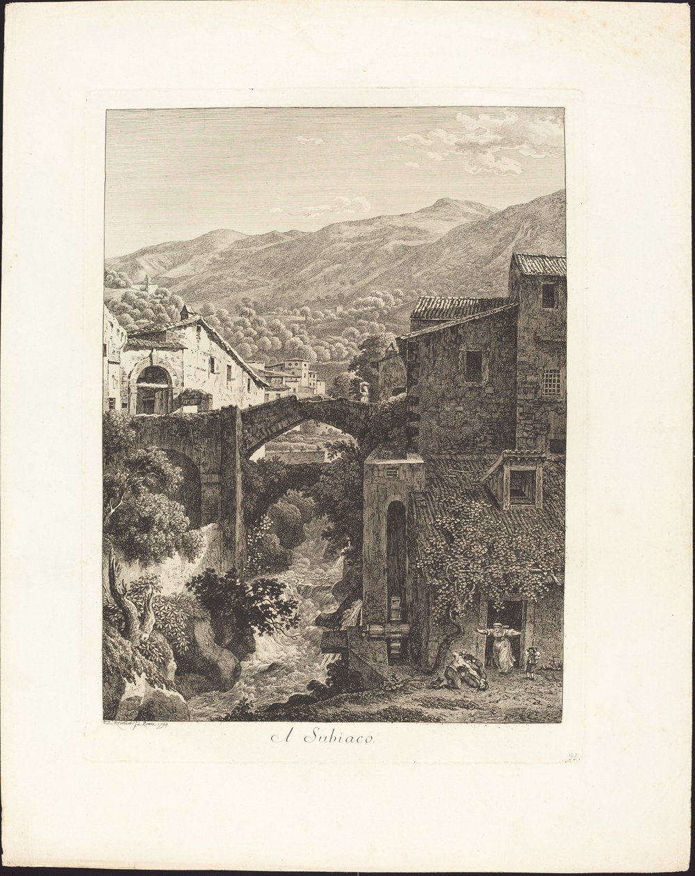 In Subiaco von Johann Christian Reinhart