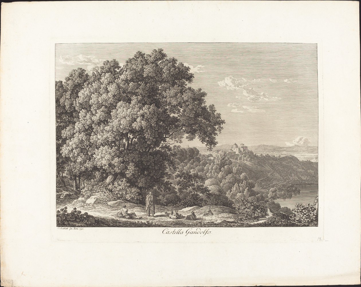 Castel Gandolfo von Johann Christian Reinhart