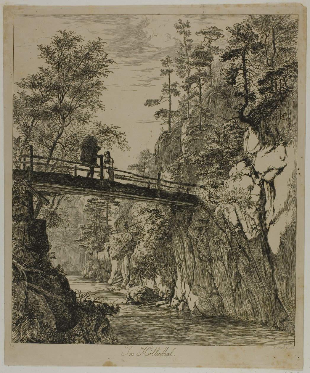 Im Höllental von Johann Christoph Erhard
