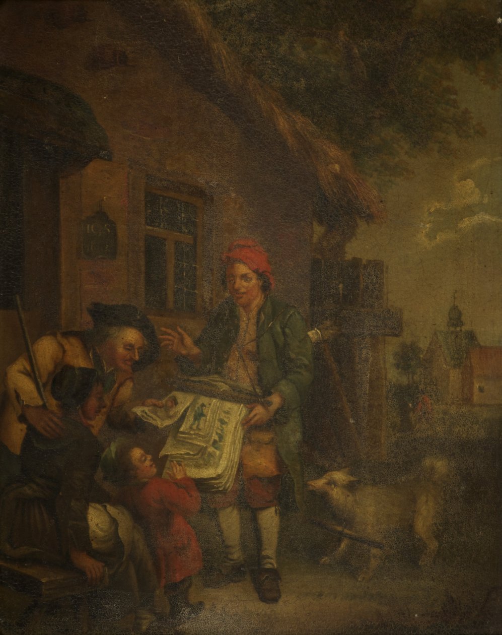 Der Dorfdruckverkäufer von Johann Conrad Seekatz