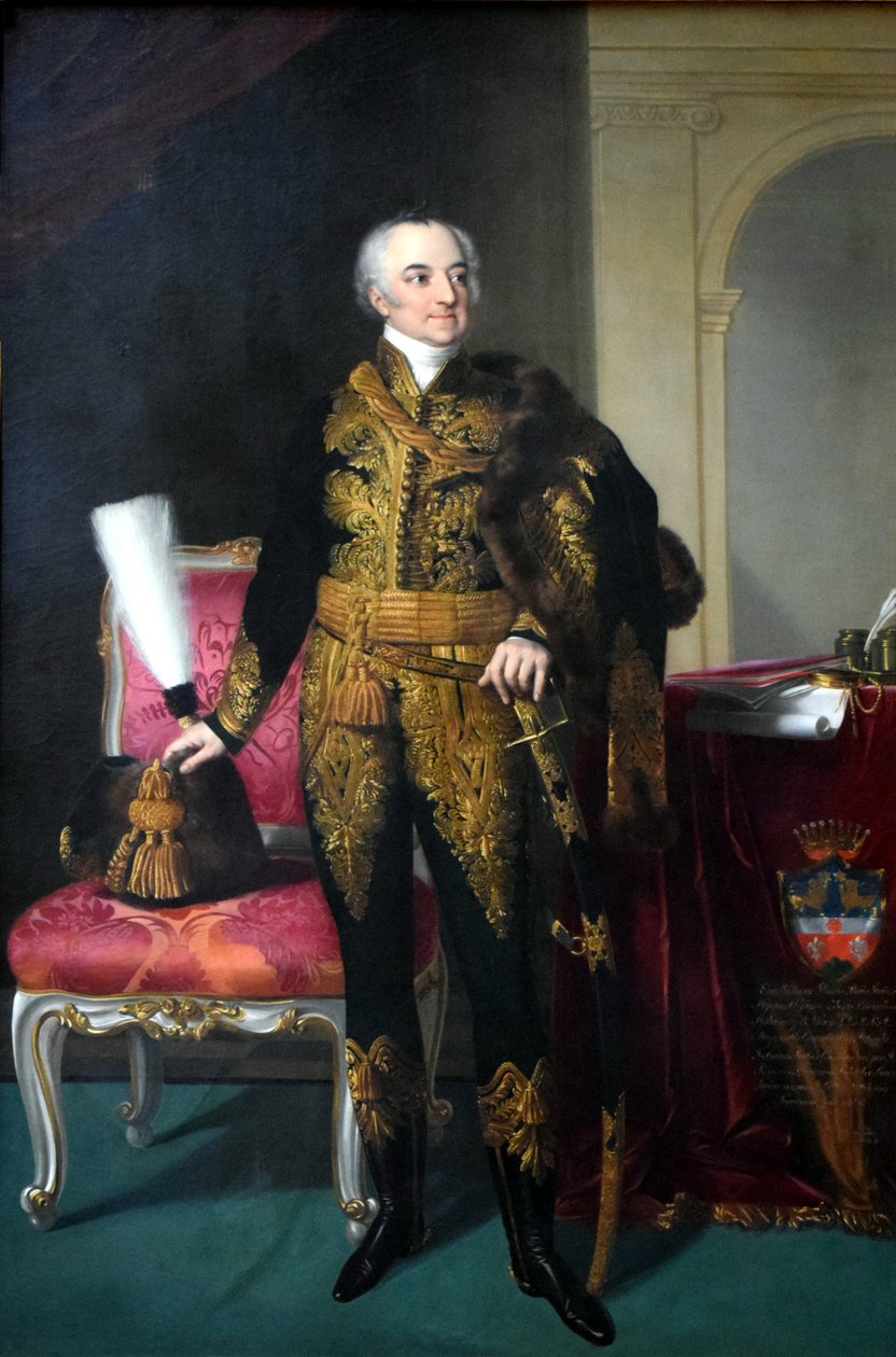 Porträt von Baron János Malonyay von Johann Ender