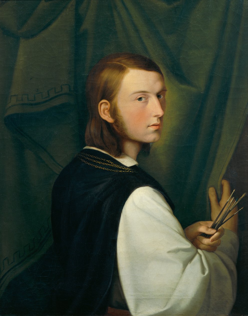Selbstporträt von Johann Evangelist Scheffer von Leonhardshoff