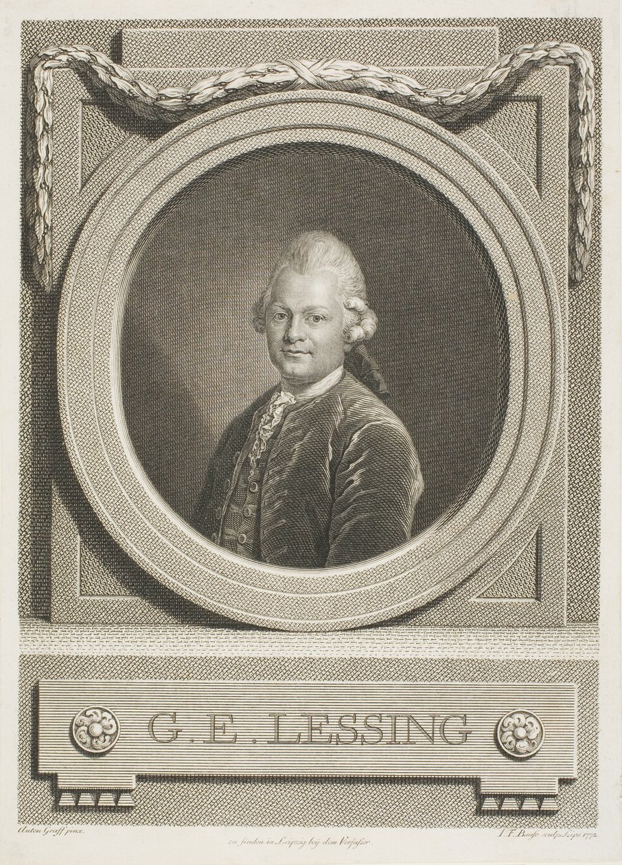 G.E. Lessing von Johann Friedrich Bause