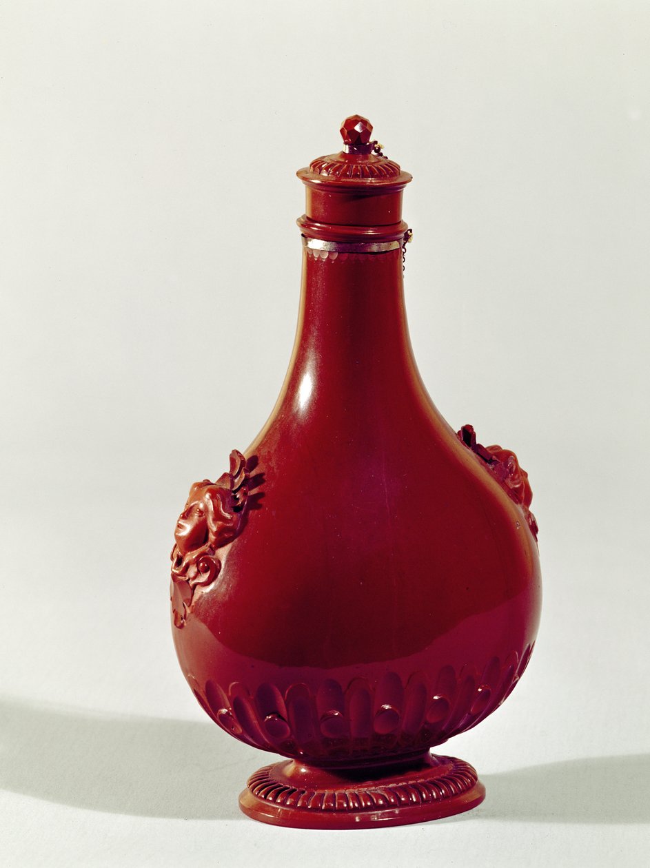 Pilgerflasche, Meissen, ca. 1710 von Johann Friedrich Bottger