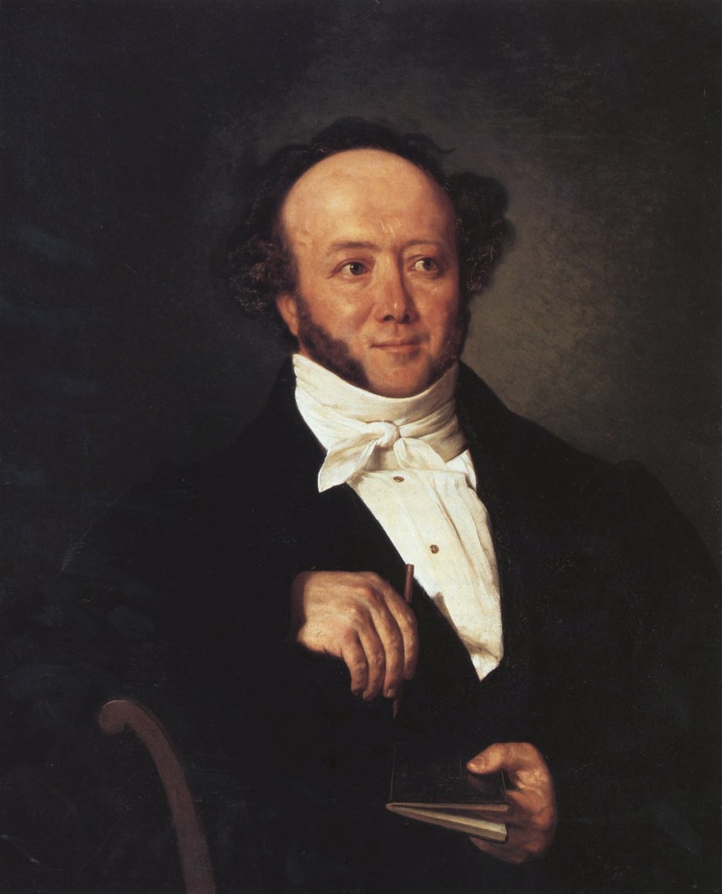 Bildnis Albert Bitzius (1797-1854) von Johann Friedrich Dietler